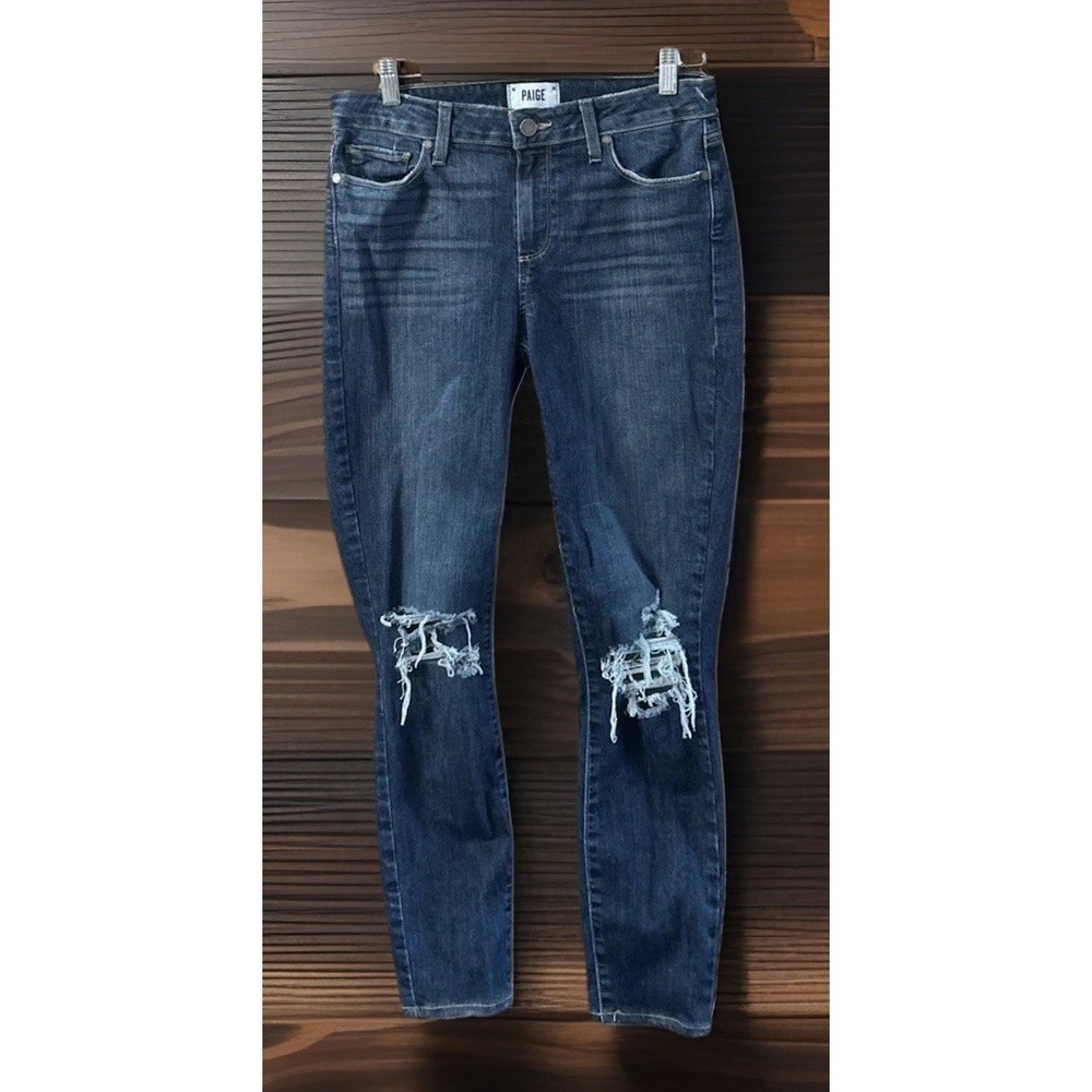 Women's PAIGE Verdugo Crop‎ Jeans Sz 30 NO Pilling Stretch